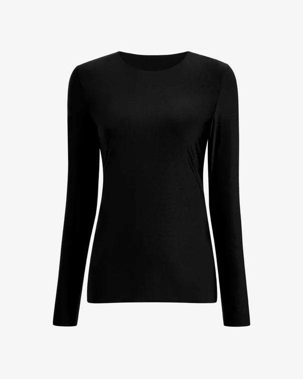 Butter Long Sleeve Crew Neck - Black
