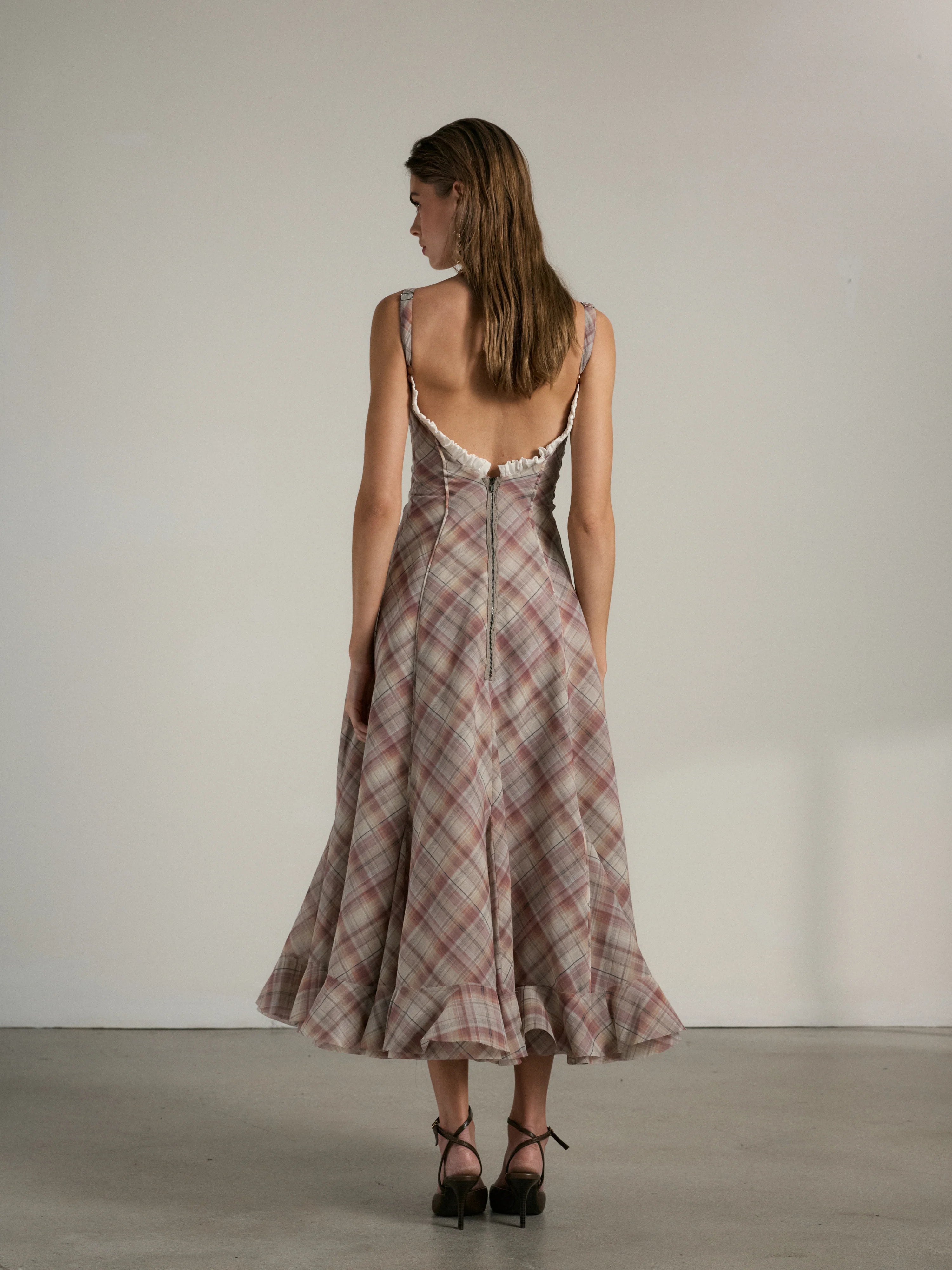 The Catalonia Dress - Plaid
