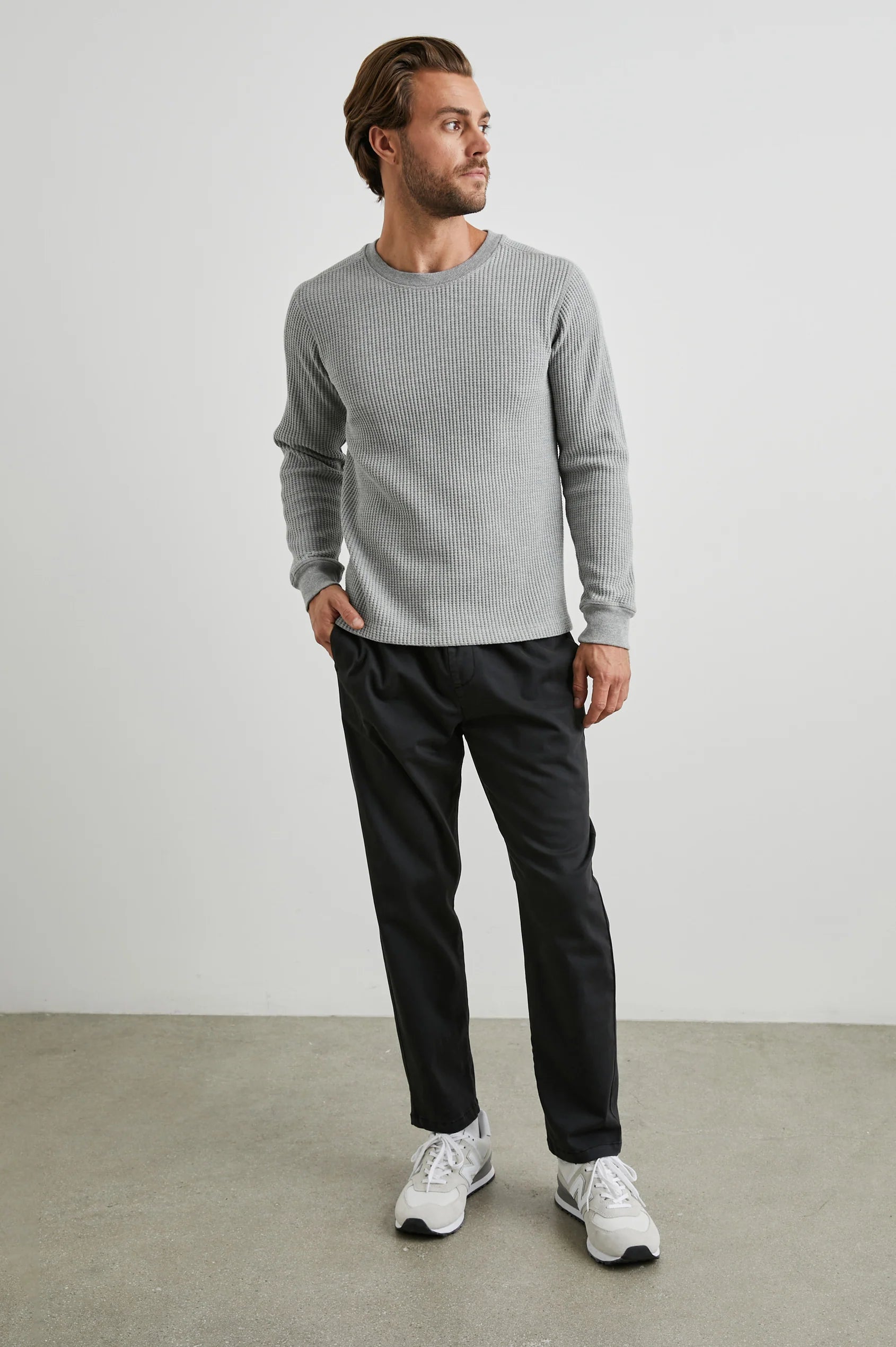 Wade Sweater - Heather Grey