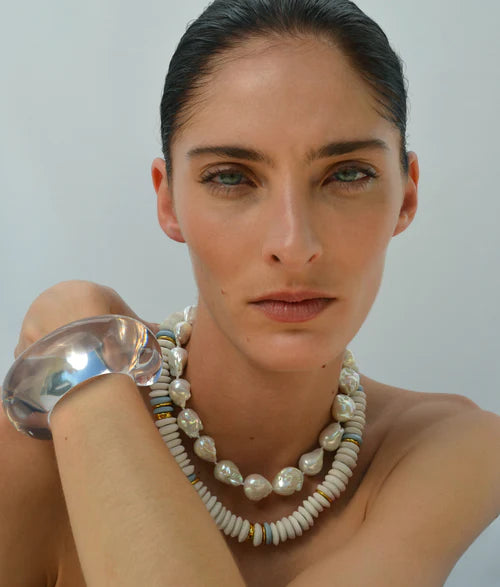 Laguna Necklace In White