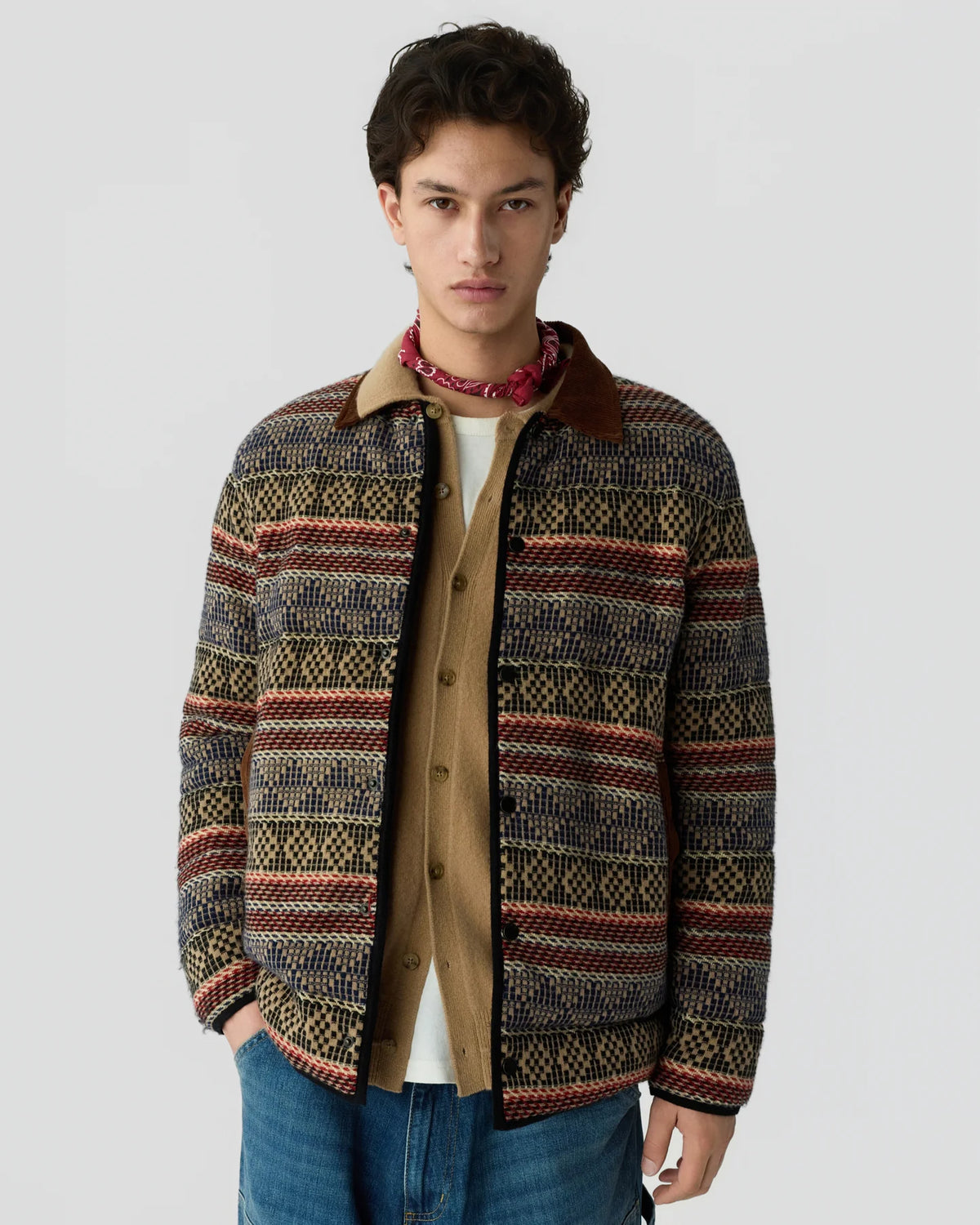 Western Industry Jacket - Carmine Combo