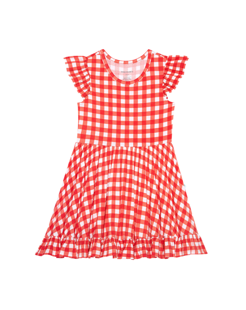 Polly- Flutter Sleeve Bubble Romper