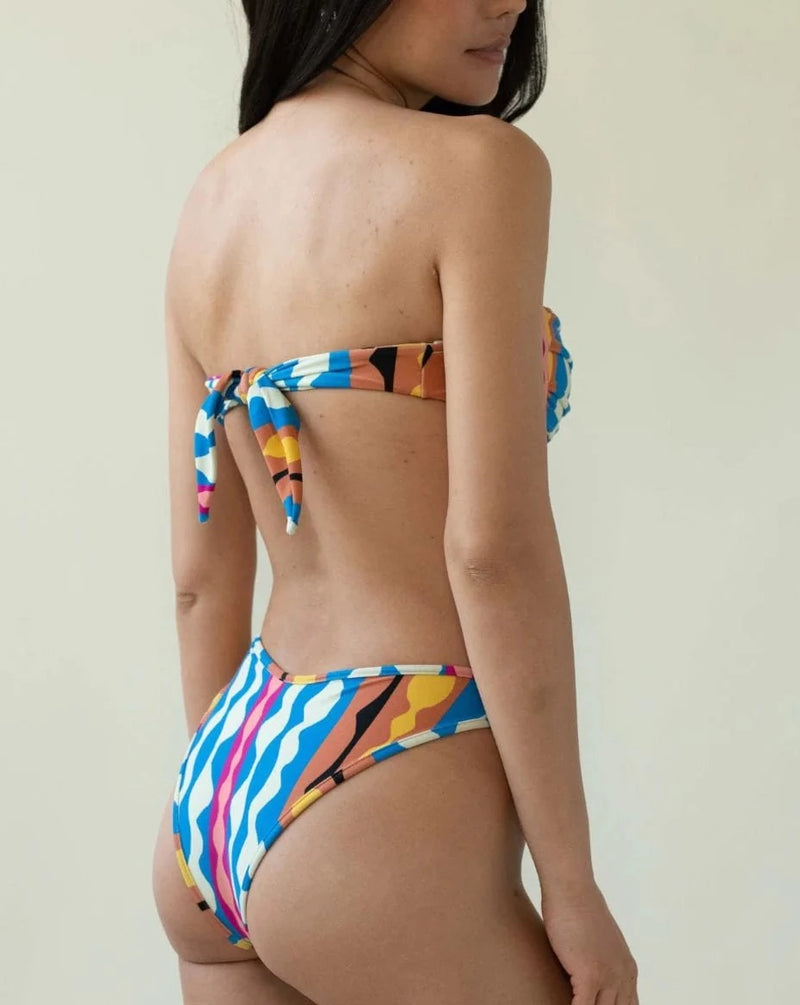Lulu Bikini Bottom in Abstract