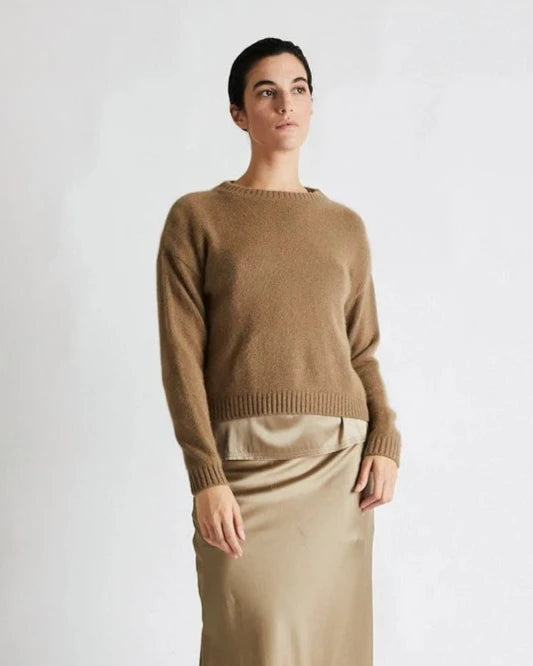 Holly Cashmere Sweater - Driftwood