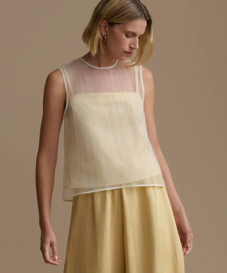 Cora Top - Pale Yellow