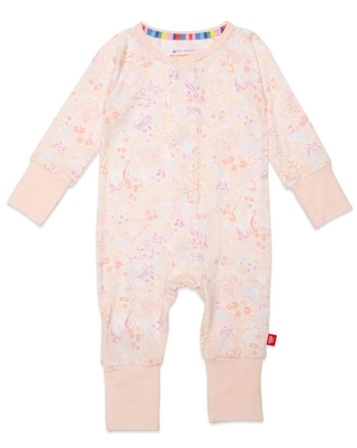 Coral Floral Convertible Coverall