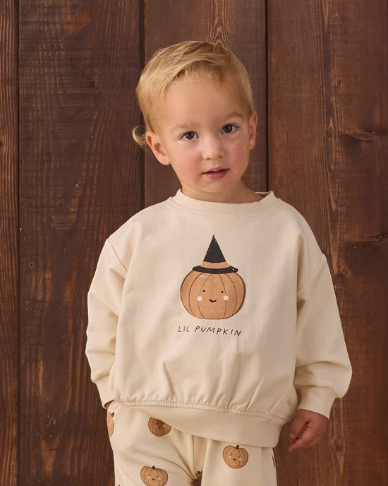 Relaxed Fleece Sweatshirt - Lil Pumpkin