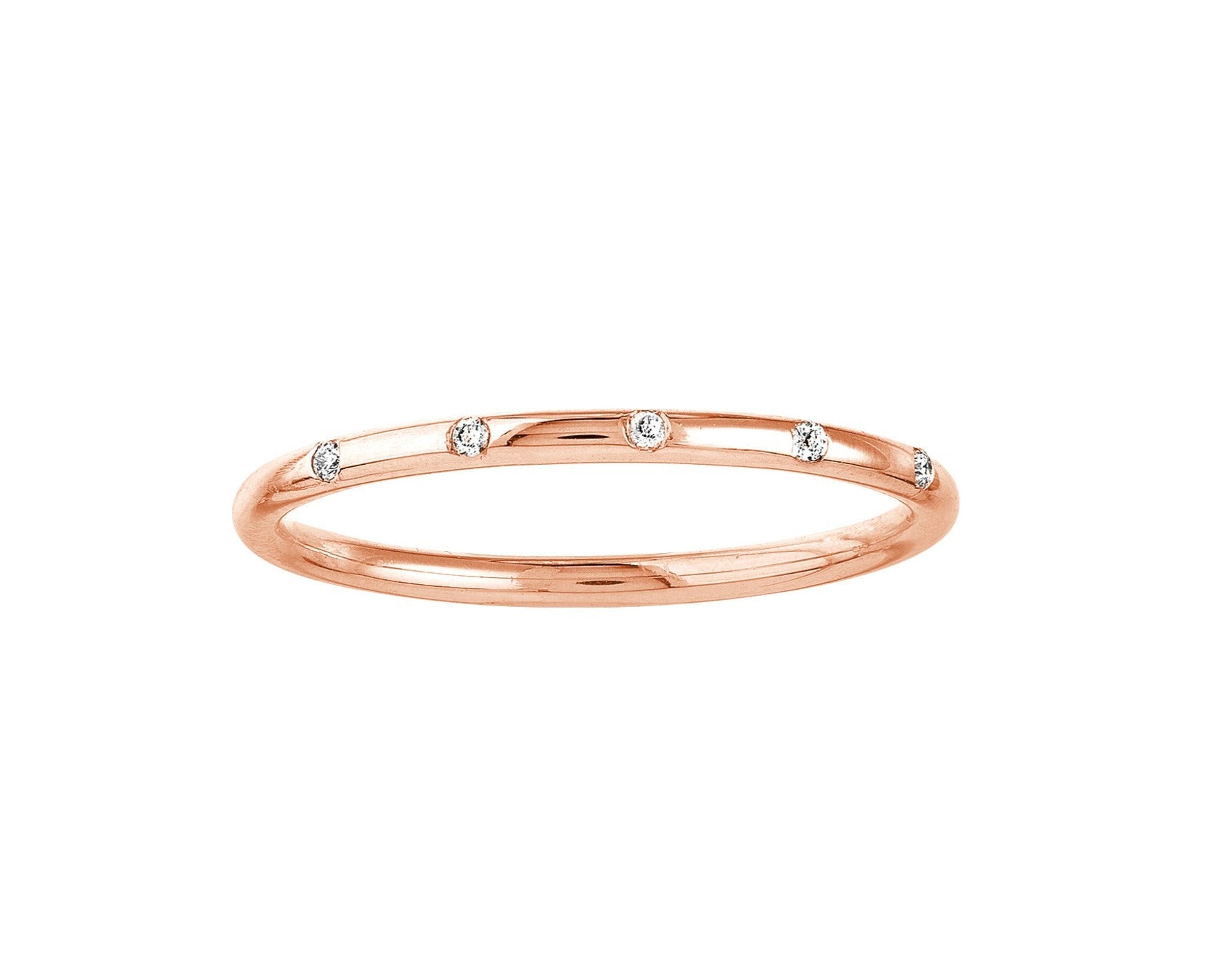 Gypsy Stacking Ring - Rose