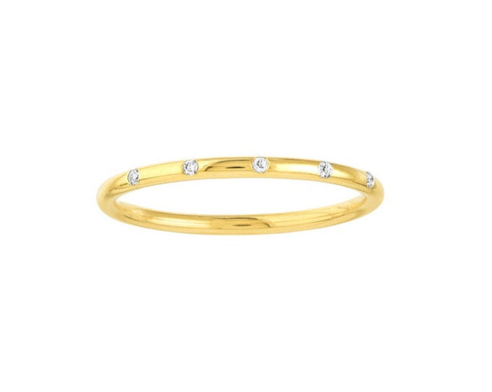 Gypsy Stacking Ring - Yellow