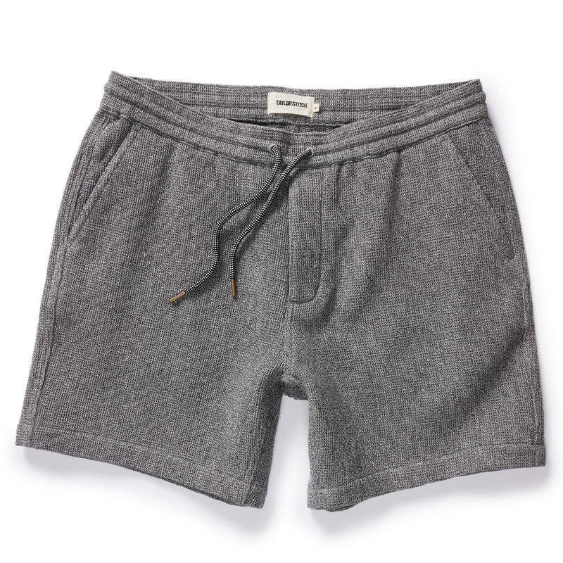 Apres Short in Charcoal Waffle