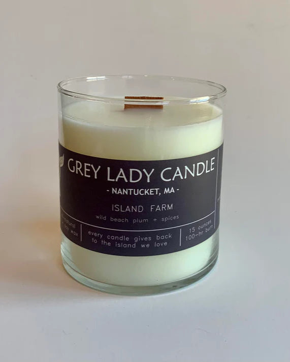 Grey Lady Candle - Island Farm