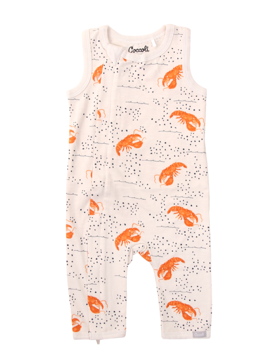 Jersey Unionsuit - Lobsters