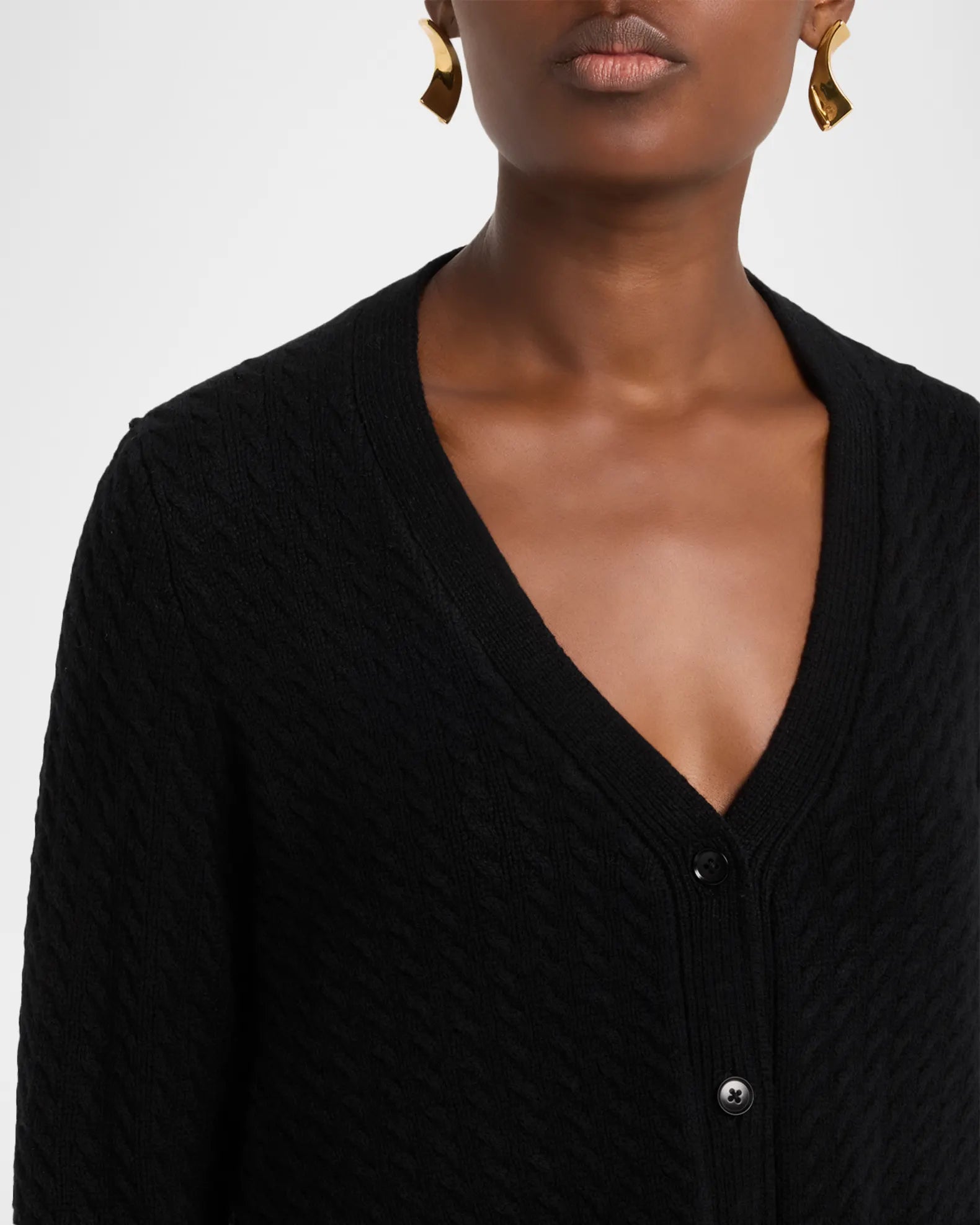 Shanna Lace Cardigan - Black