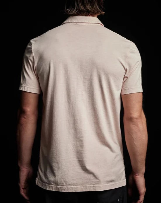 Sueded Jersey Polo - Nougat