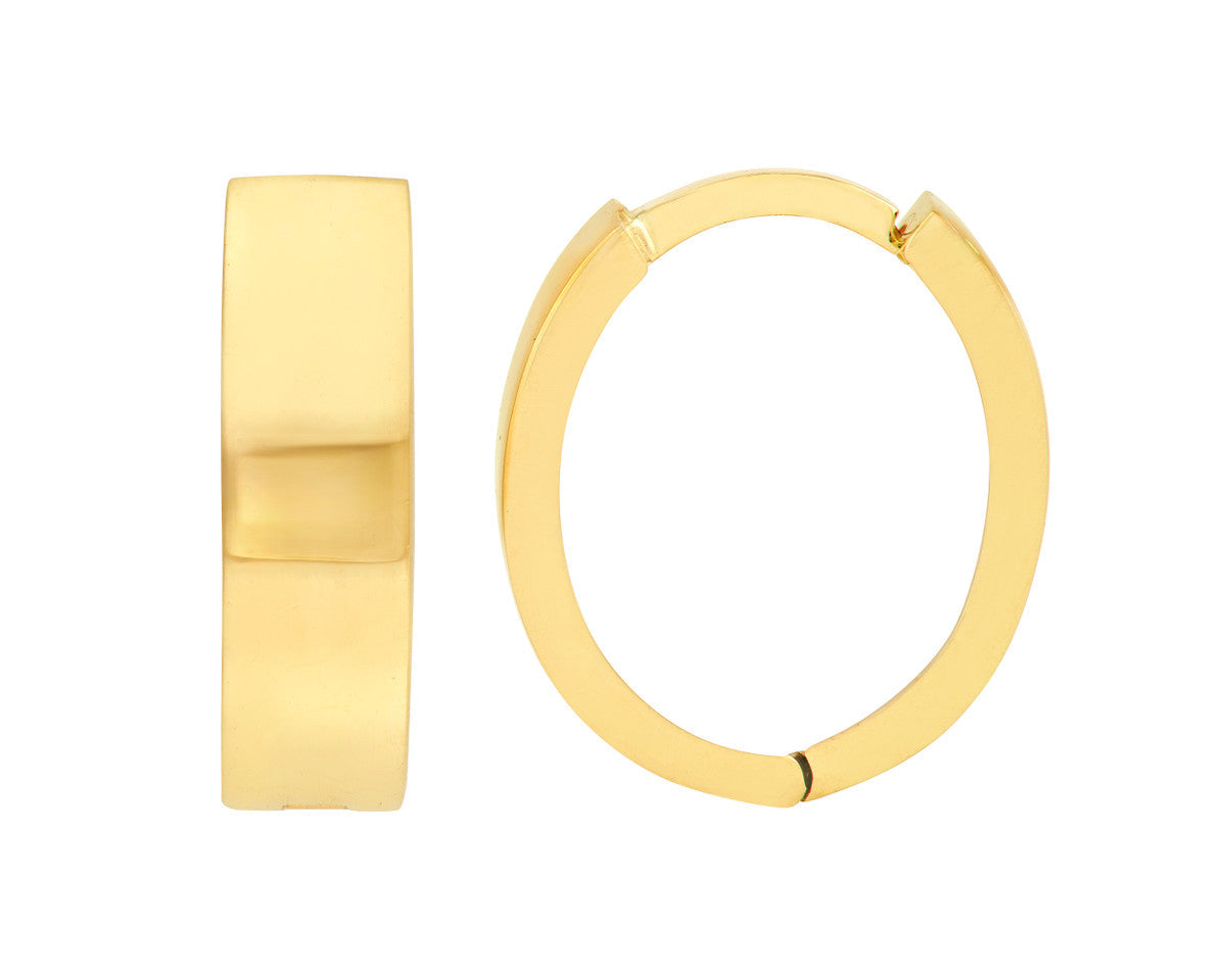 Oval Huggies 3mm Width - Pair