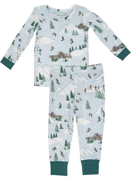 Winter Fun Skiing L/S Loungewear Set
