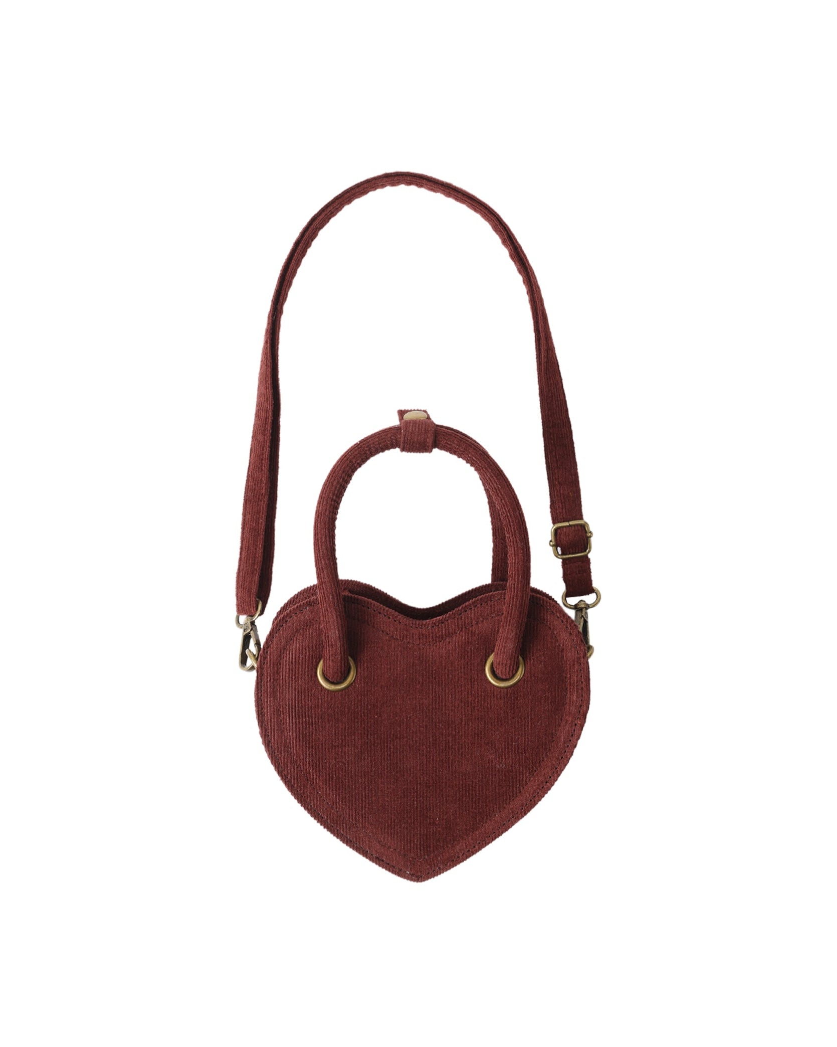 Heart Purse - Burgundy