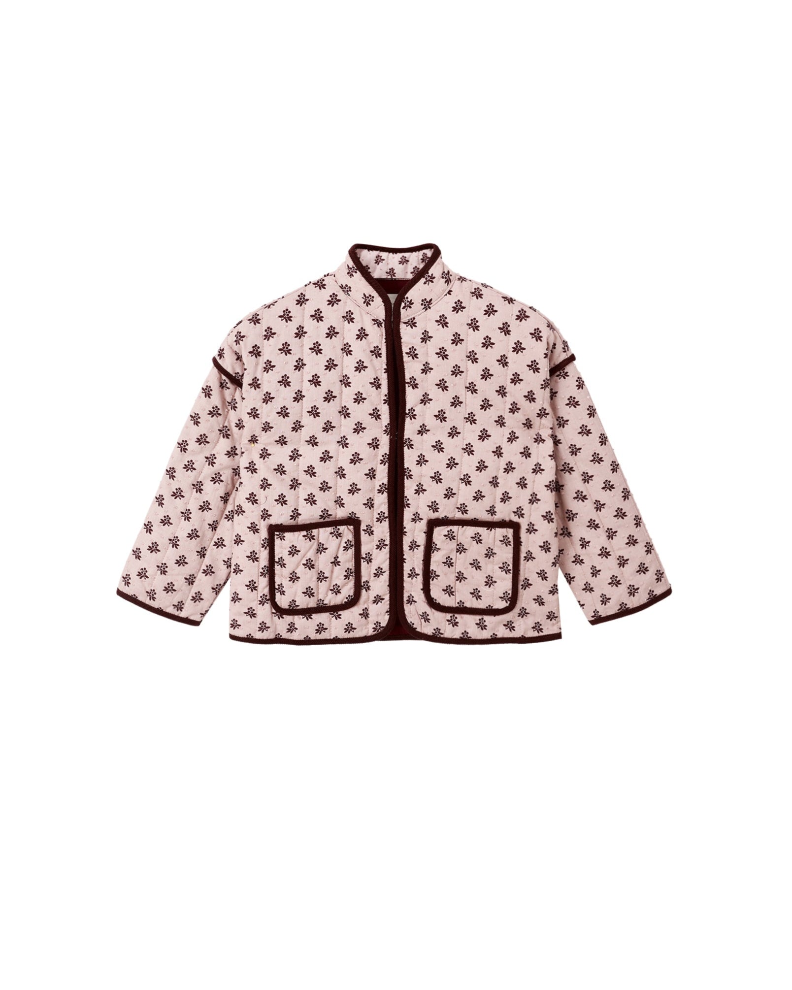 Quilted Jacket - Blush Fleur