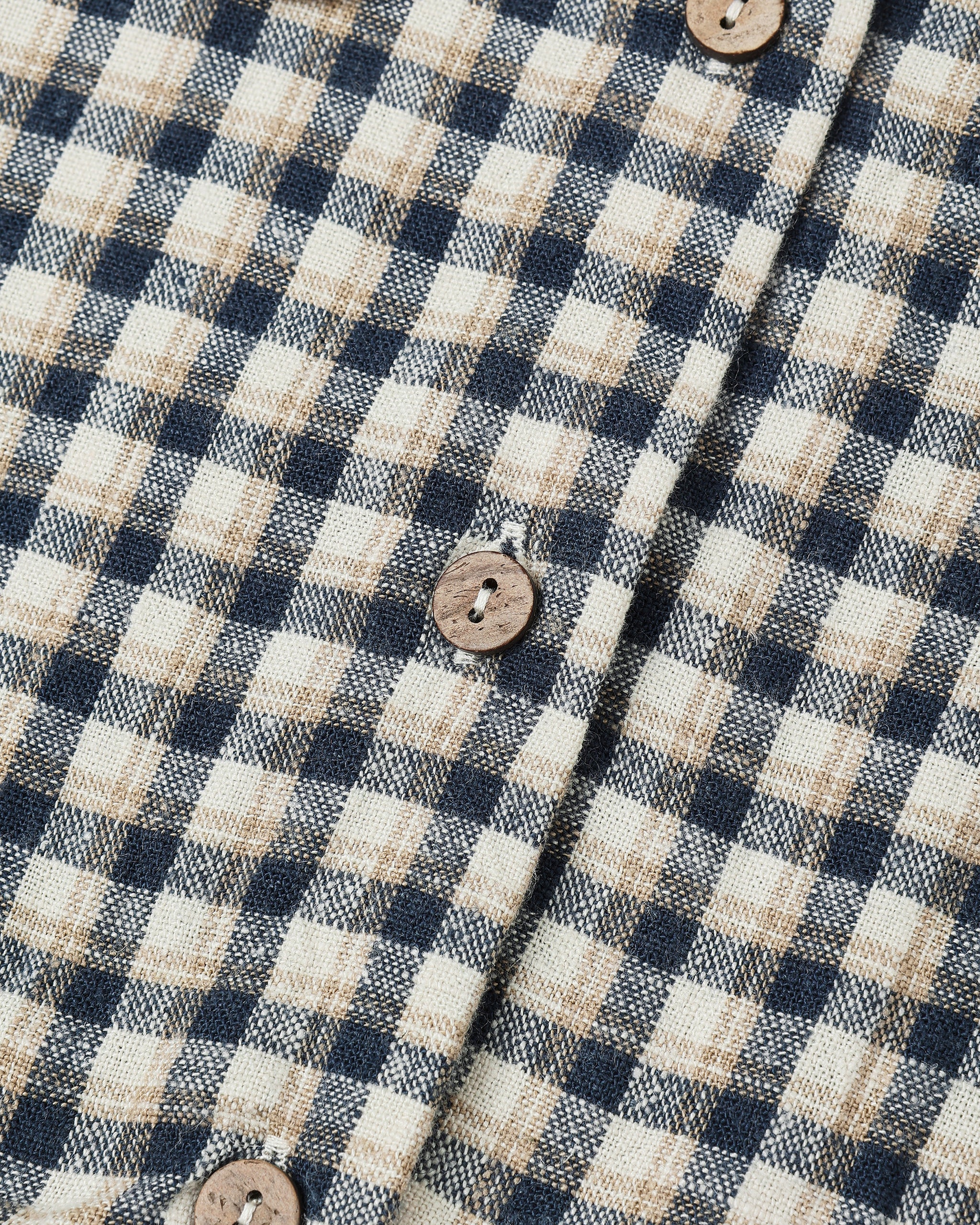 Camille Dress - Navy Check