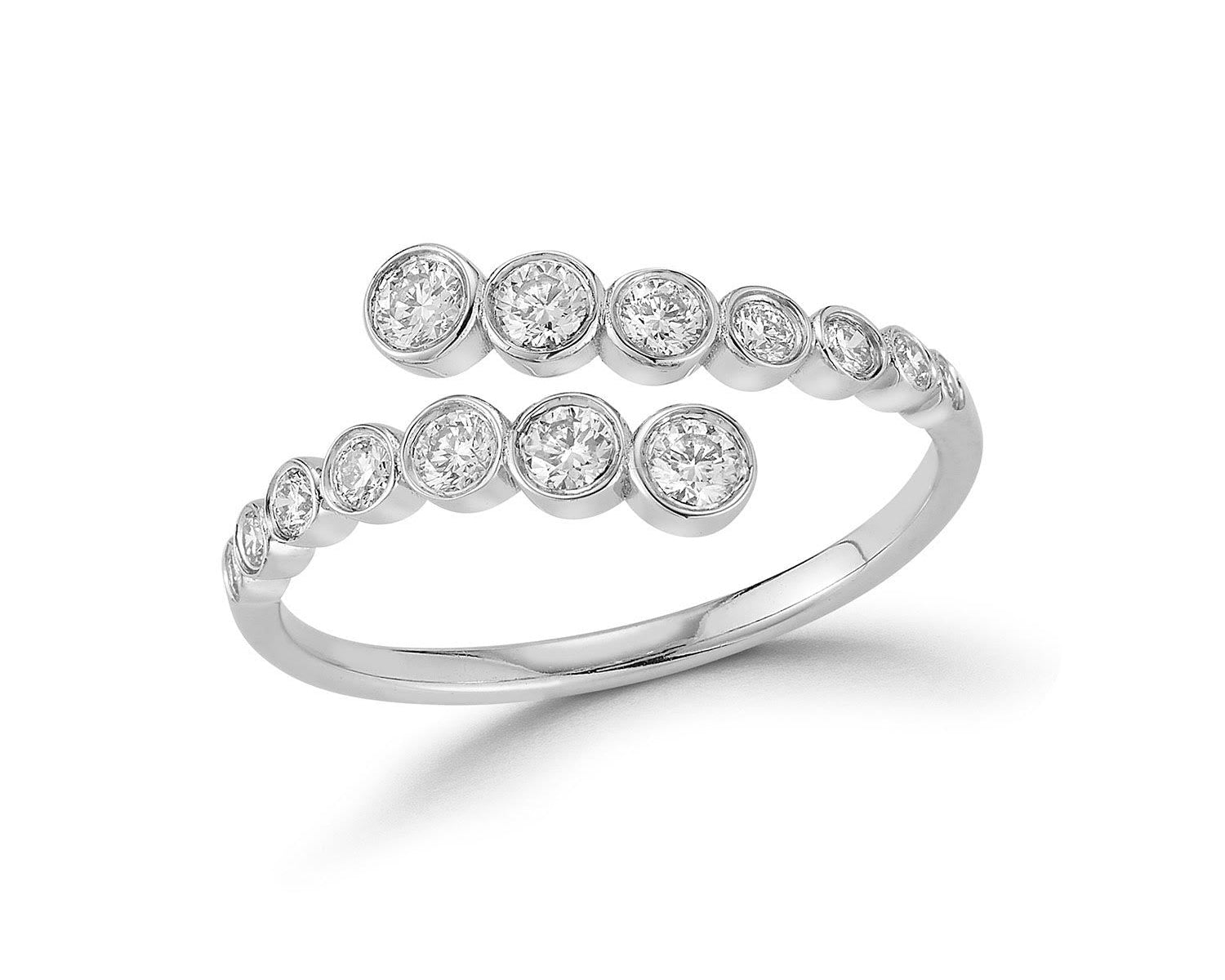 Bezel Set Wrap Ring