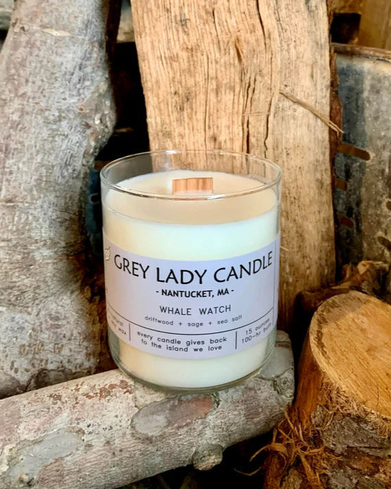 Grey Lady Candle - Whale Watch