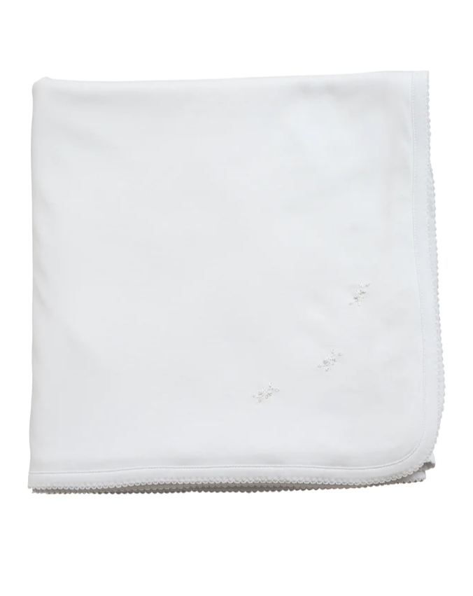 Small Pima Blanket - White