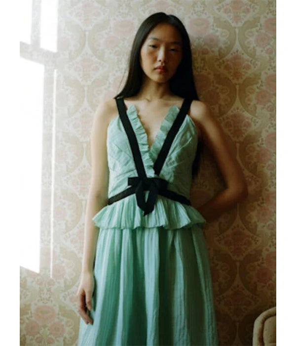 Thalia Midi Dress - Mint