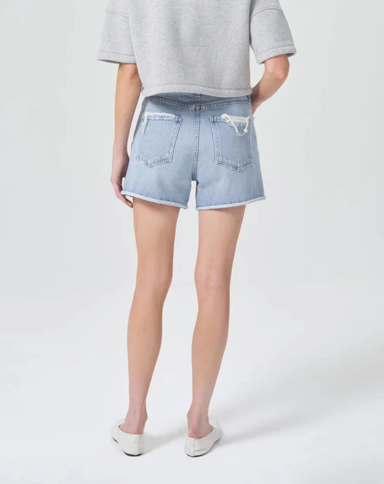 Dee High Rise Rolled Hem Short - Hazard
