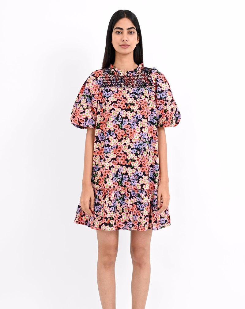 Nicole Dress in Monarch Black