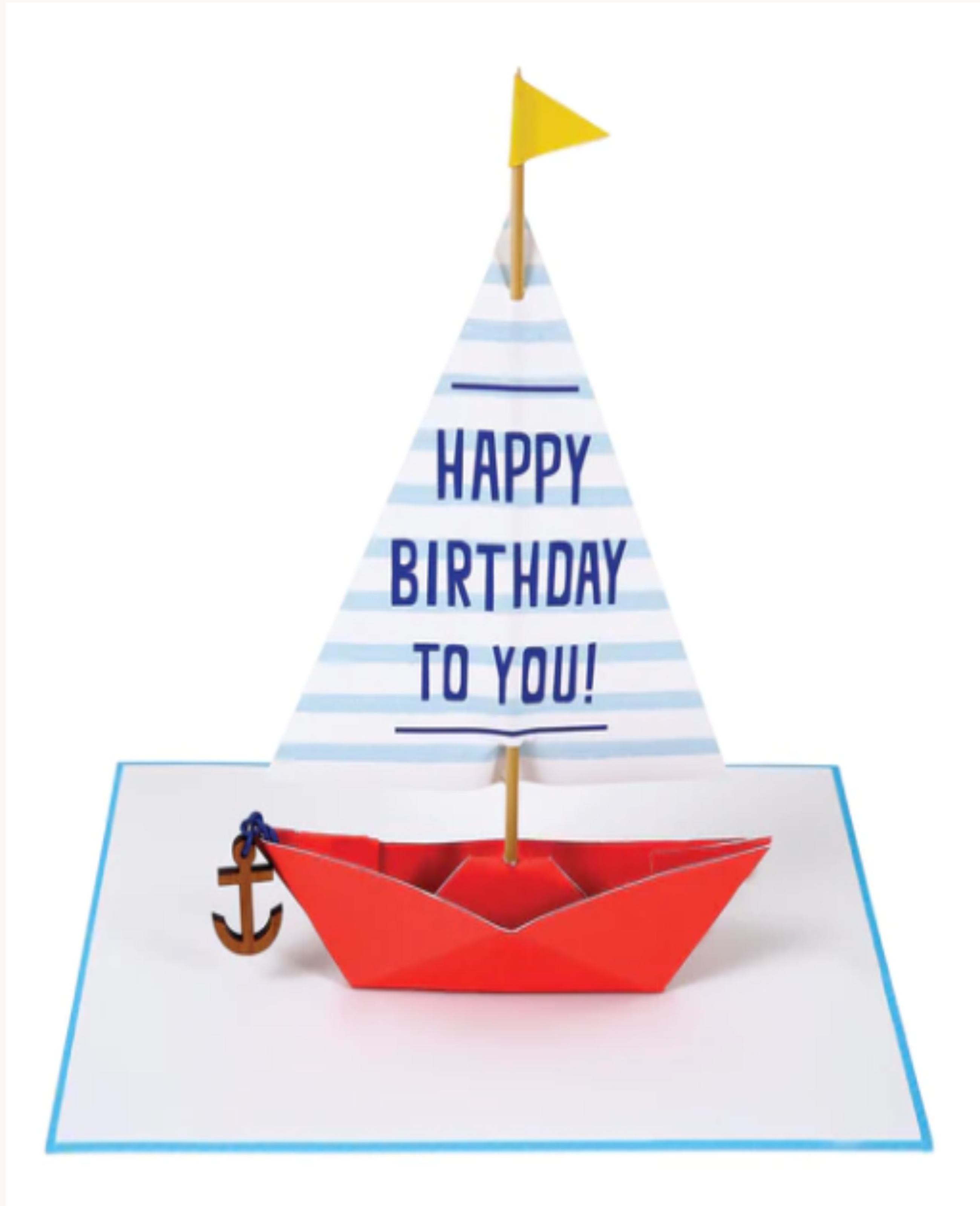 Sailing Boat Stand-Up Card
