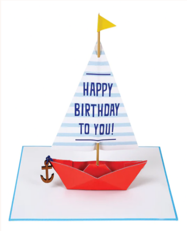 Sailing Boat Stand-Up Card