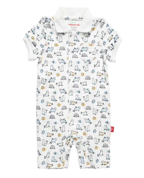 Seal With A Kiss Romper